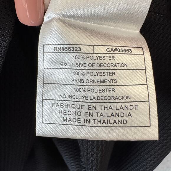 Nike Mesh Sleeveless Muscle Shirt Mens Large Black Dri-Fit Workout Running Gym - Picture 7 of 9